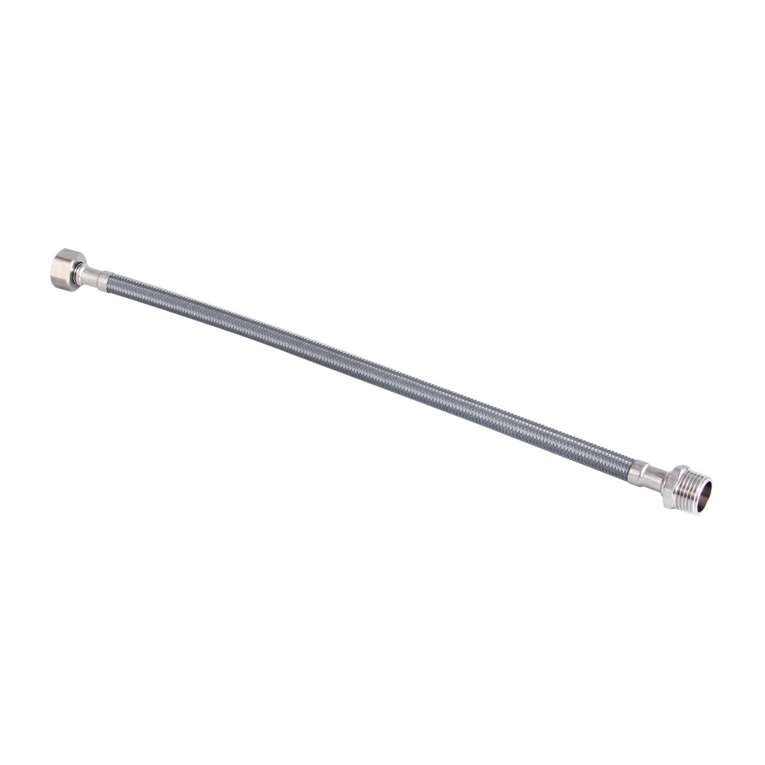 400 mm Grey Premium Stainless Steel Mixer Tap Extension 2 Pack