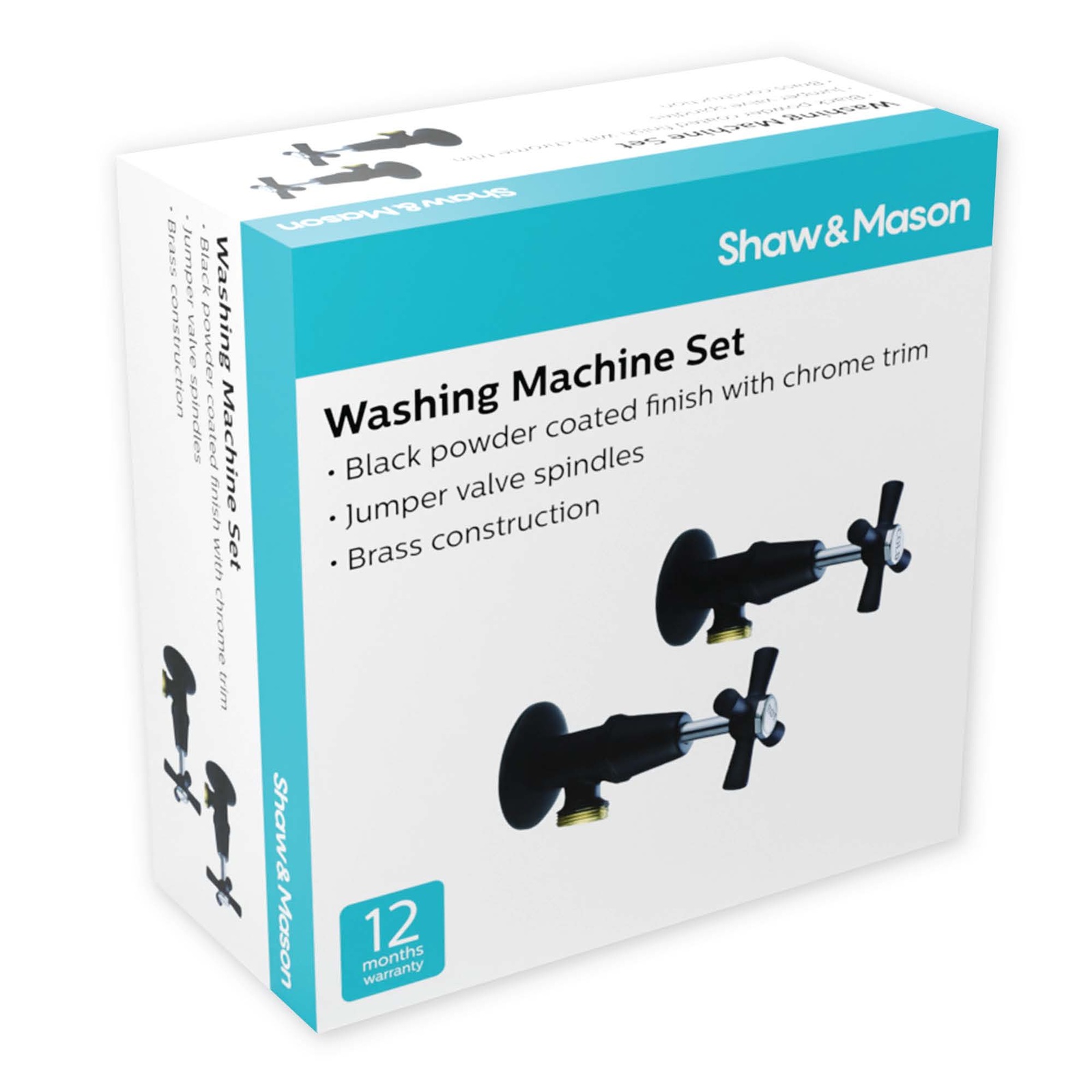 Black Washing Machine Set Shaw & Mason