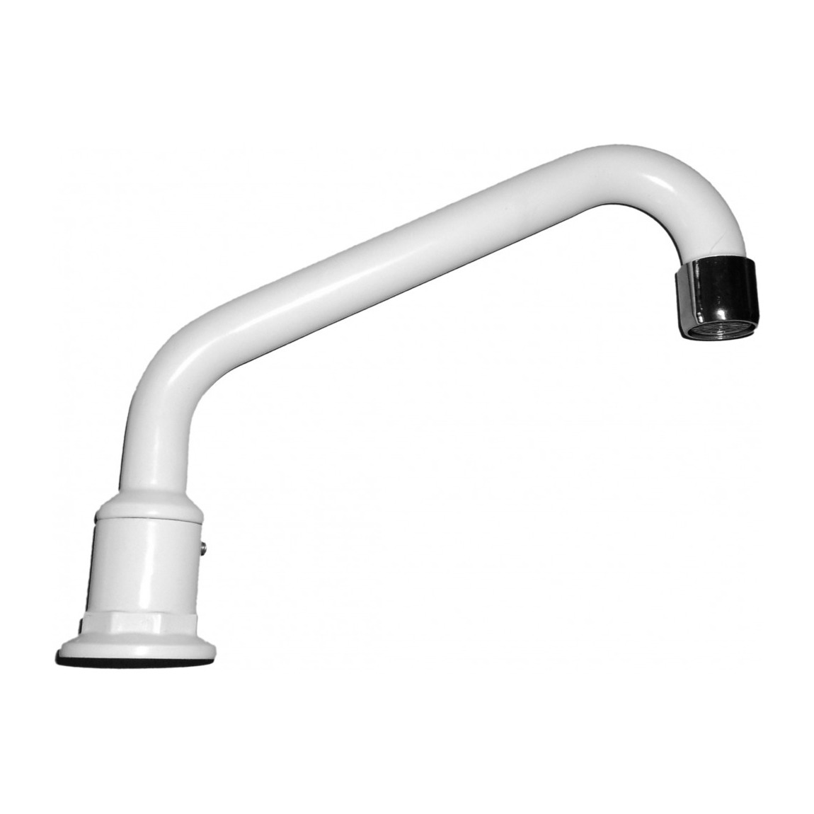 White Hob Tube Spout - Shaw & Mason