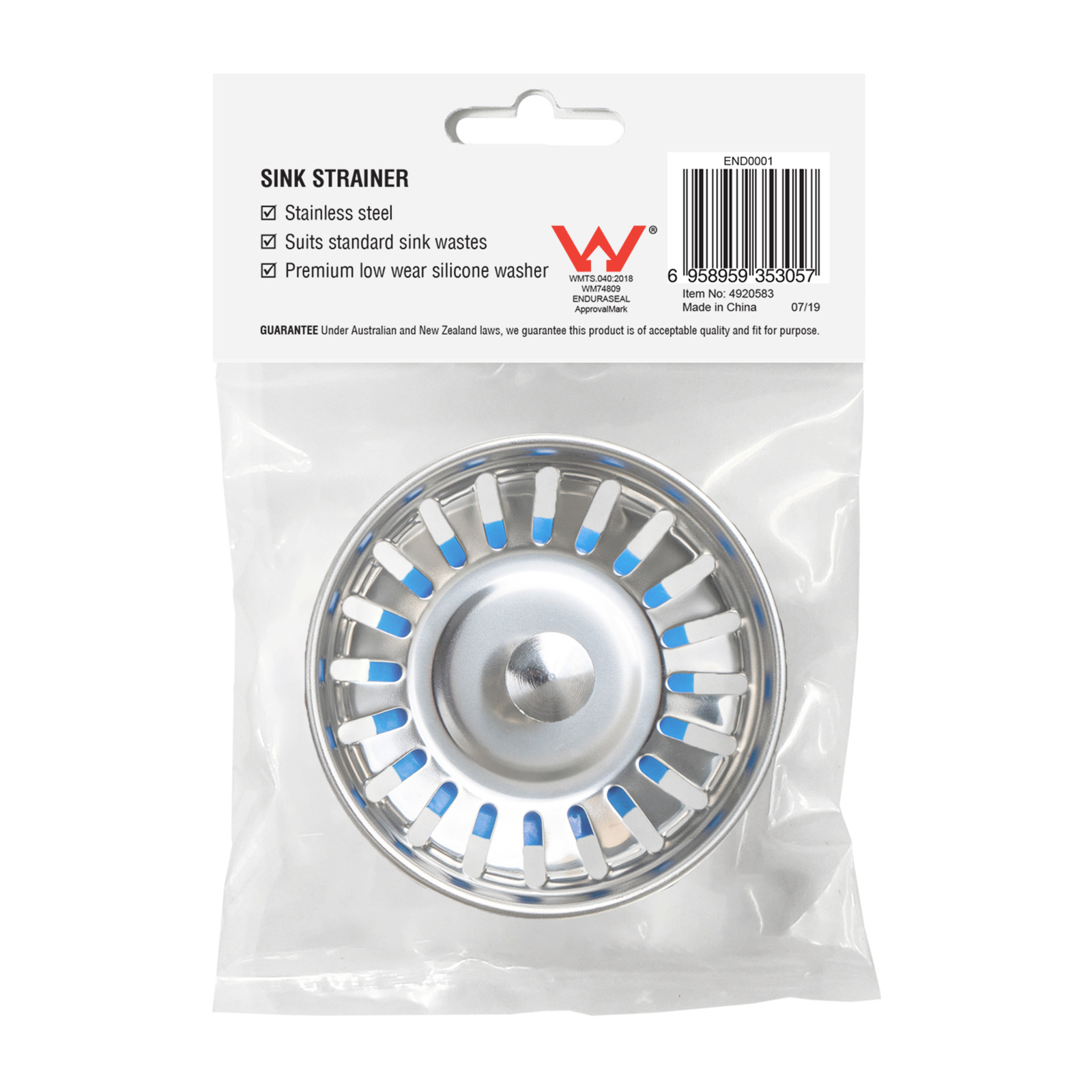 Stainless Steel Sink Strainer Enduraseal